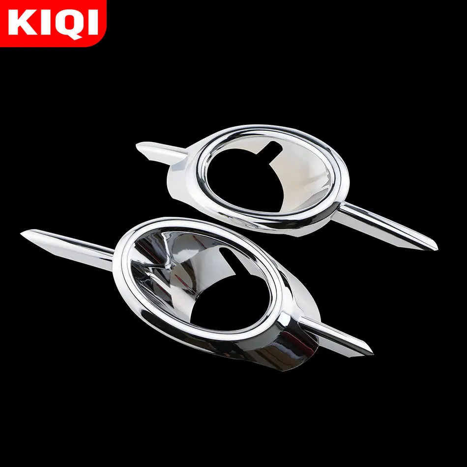 KIQI Car Front Fog Lamp Trim Fog Lights Covered Covers Sticker for Chevrolet Cruze 2009 -2015 Car Styling Accessories