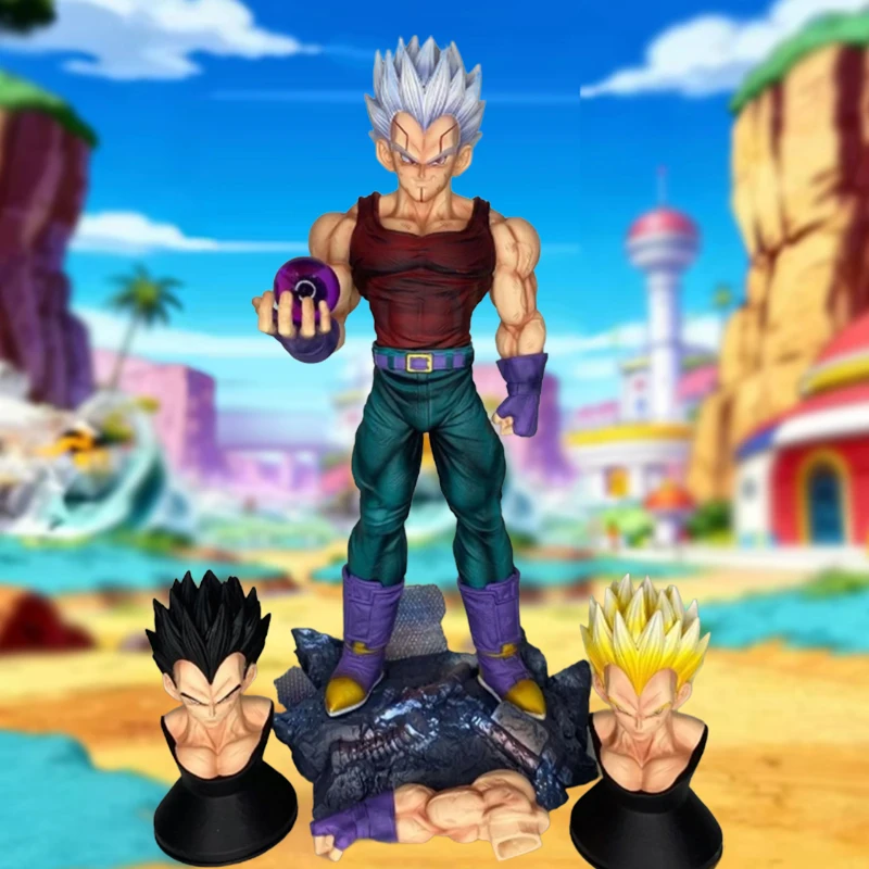 31cm-anime-vegeta-garage-gt-baby-figure-triple-head-statue-gk-dragon-ball-action-figure-pvc-collectible-model-birthday-gift-toys