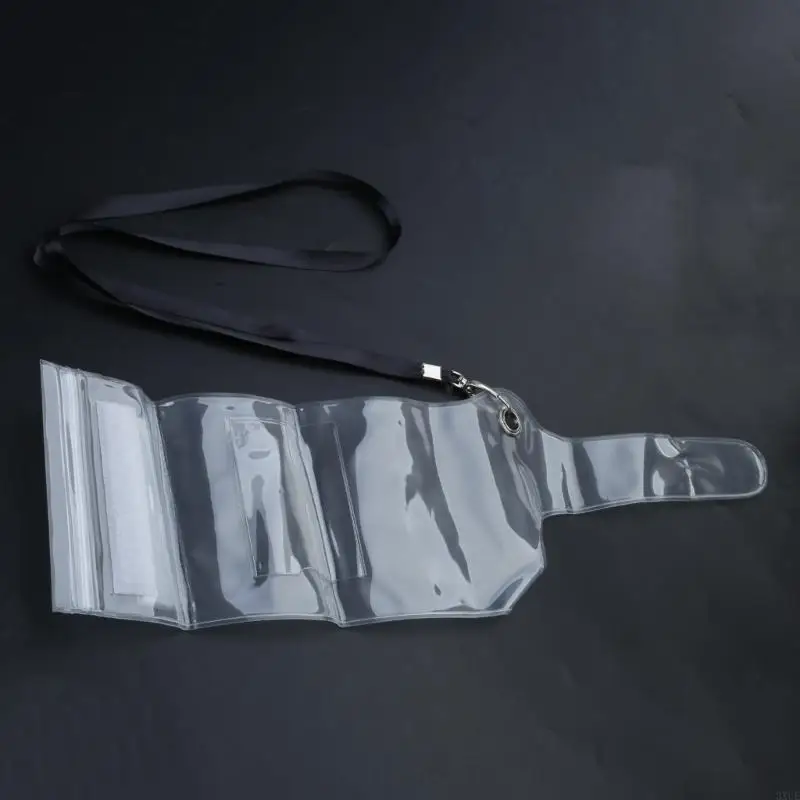 Two Way Radio Rainproof Bag Transparent Waterproof Bag Fit for Kenwood Midland PVC Protector Case Walkie Talkie