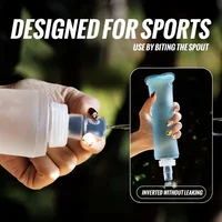 WRELS Soft Flask Folding Collapsible Water Bottle TPU BPA Free Outdoor Sport Running Cycling Hydration Portable Water Bottle 3