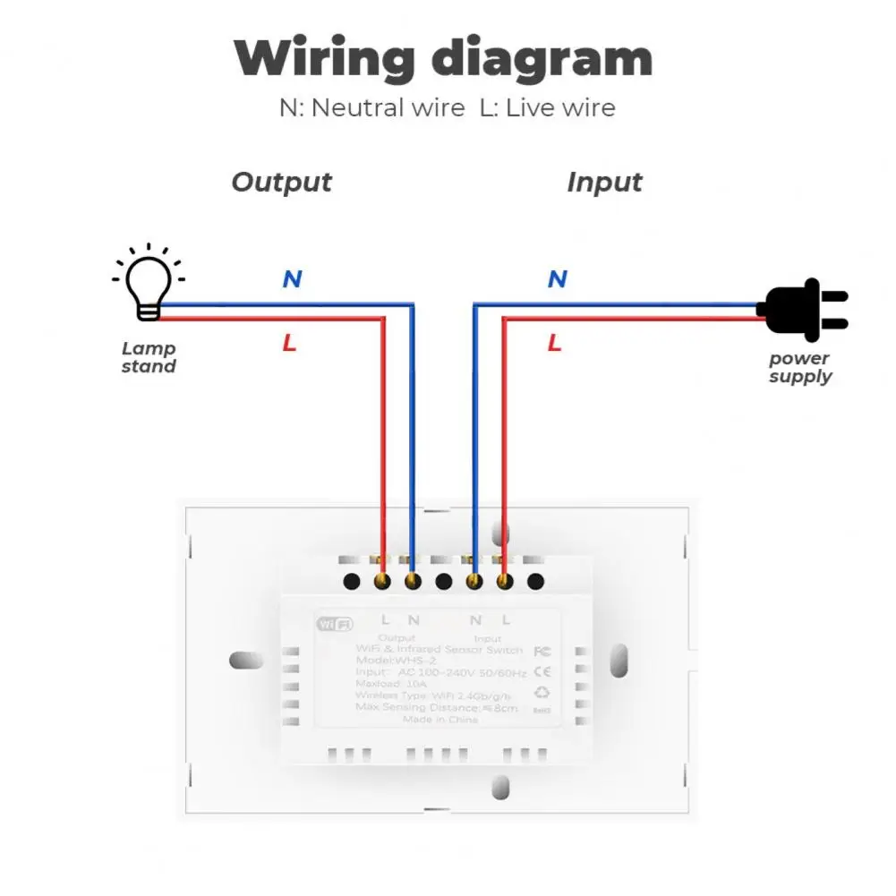 Công Tắc Thông Minh Hữu Ích Kép Không Dây Chế Độ Cảm Ứng Đèn LED Cảm Biến Ánh Sáng Công Tắc Cho Gia Đình