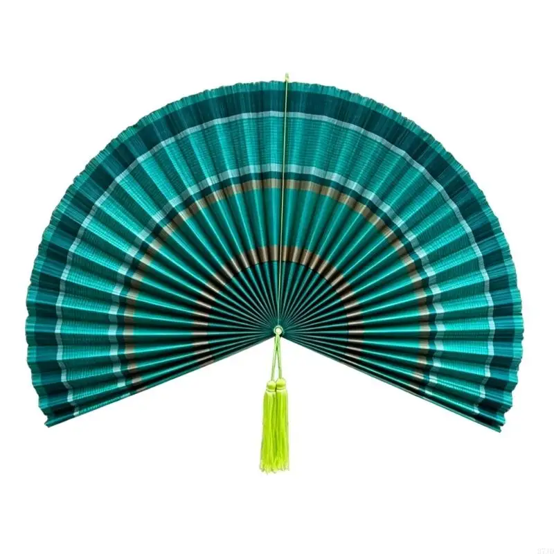 Bamboos Fan Wall Decors Wall Fan Decoration Natural Wall Accent with Hanging Detail for Living Room, Entryway, Hallway, and 37JD
