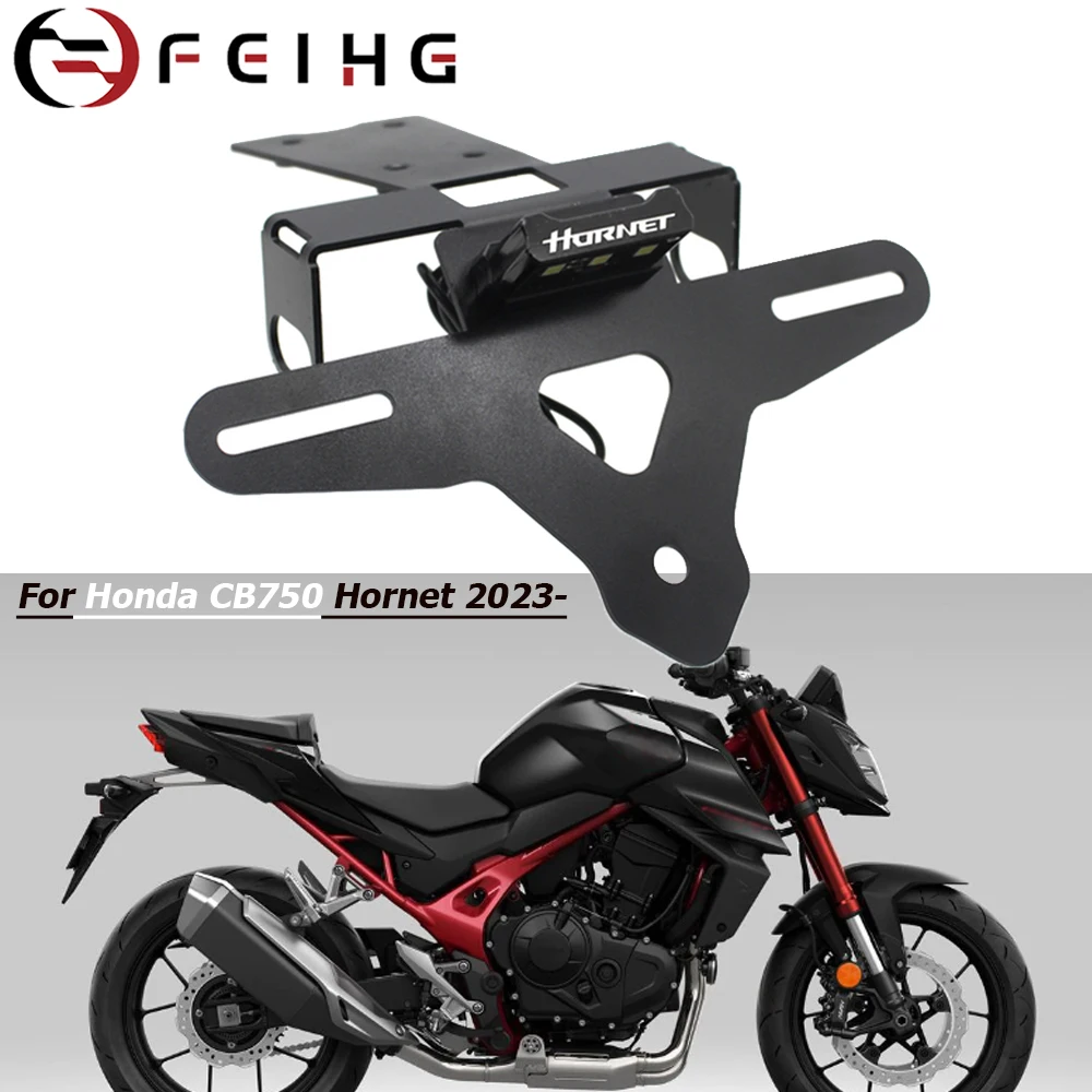 Motorcycle Tail Tidy Fender Eliminator For Honda CB750 CB 750 Hornet 2023  Rear License Plate Holder Bracket Led Light