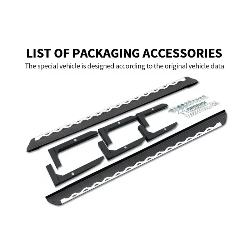 ملحقات السيارات SUV من الألومنيوم المخصصة من الشركة المصنعة للوحات الجري ذات الخطوات الجانبية OUTLANDER ASX RVR 2011-2022 #4