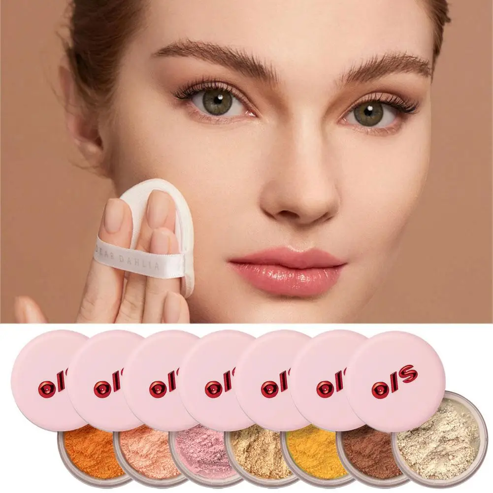 ﻿ Polvo de ajuste mate, versión de alta calidad, polvo de miel, base en polvo de ajuste Natural, cobertura completa, maquillaje de poros Invisible