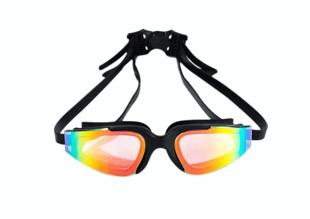 Occhialini da nuoto occhiali da nuoto in Silicone montatura grande con tappi per le orecchie uomo donna occhiali antiappannamento professionali HD accessori per il nuoto