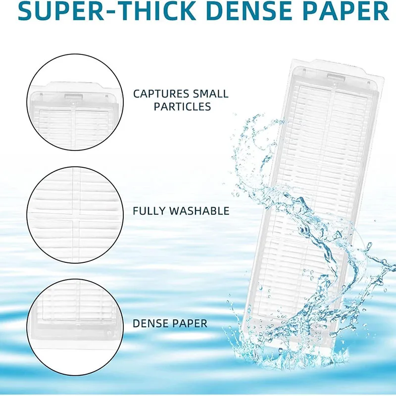 Фильтры для пылесоса Xiaomi Robot Vacuum Mop 2S/Mop P/Mop Pro/XMSTJQR2S/STYTJ02YM для робота-пылесоса Xiaomi S10 Mijia 3C Mi