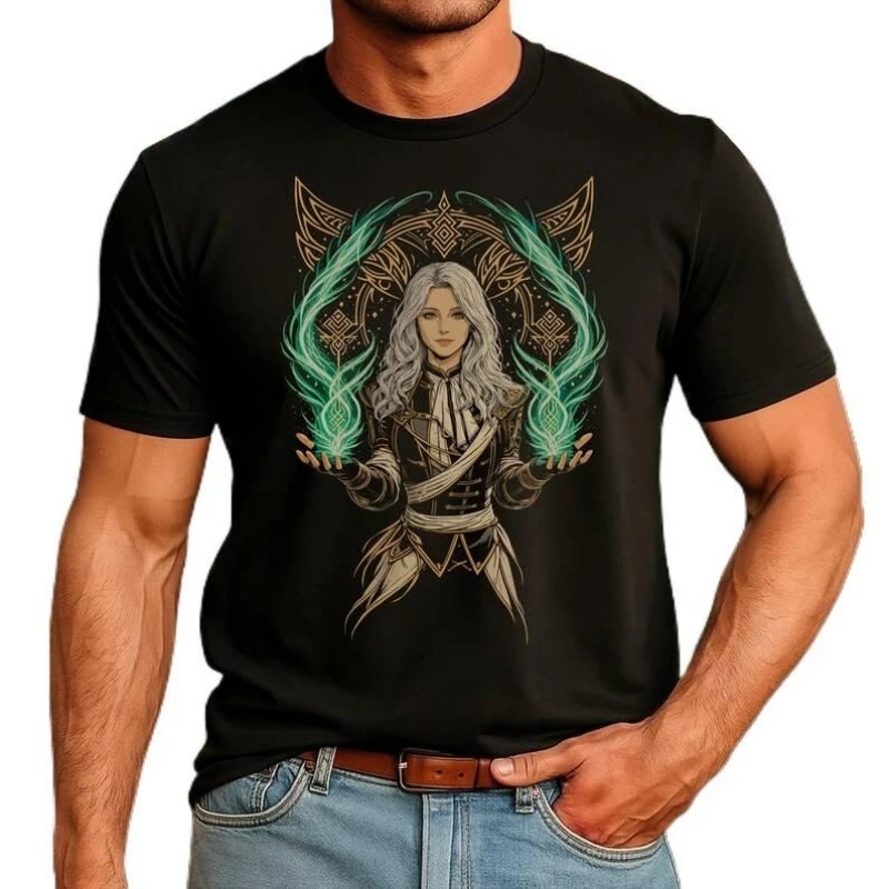 

0427 Clair Obscur Expedition 33 Gift for gamer 100% cotton printed tee Short Sleeve Graphic T-Shirt All size tops S-6XL