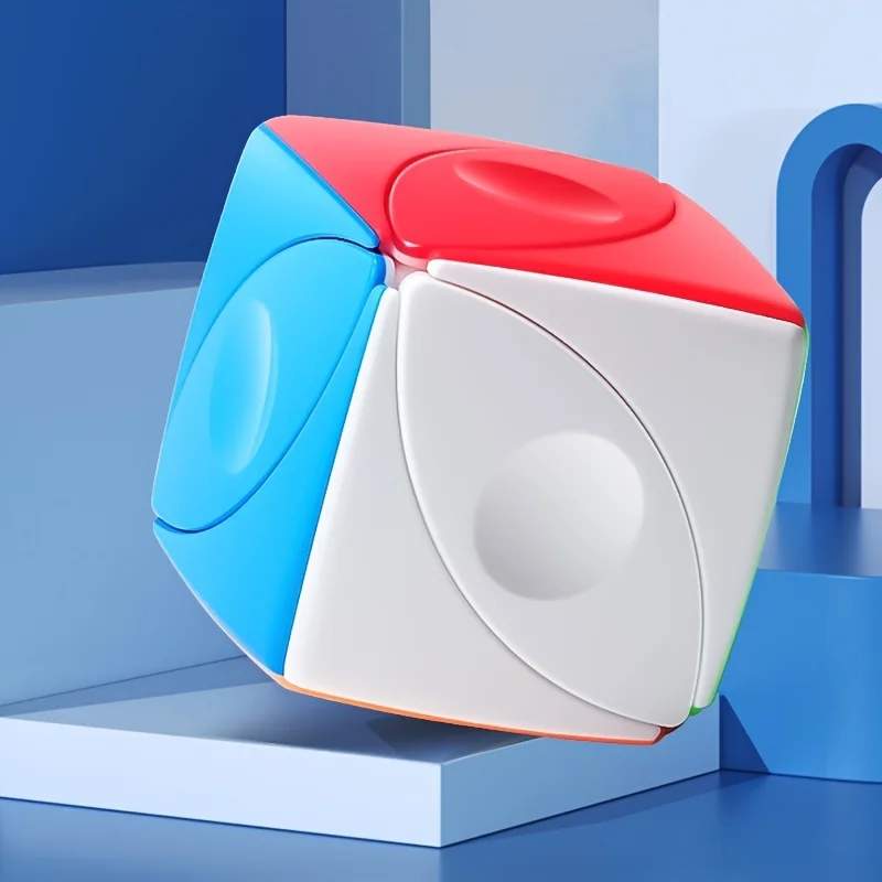 Sengso Esdoornbladvormige Magische Kubus Zonder Stickers Magische Kubus Educatief Speelgoed Voor Kinderwedstrijden Magische Blokjes Verjaardagscadeau