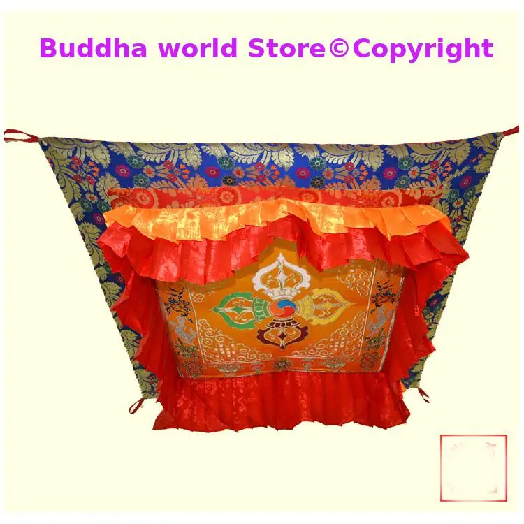 1 Meter Buddhist supplie Buddhism family Temple Embroidery figure of the Buddha Hanging Altar Vajra suspended ceiling curtain