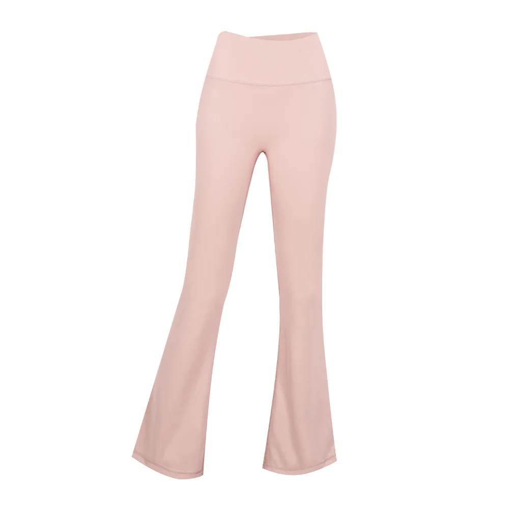 (Spot) U High Waist Flared Pants Women's High Elastic Casual Skinny Grinding Naked Sports Fitness Quick-Drying Yoga Pants