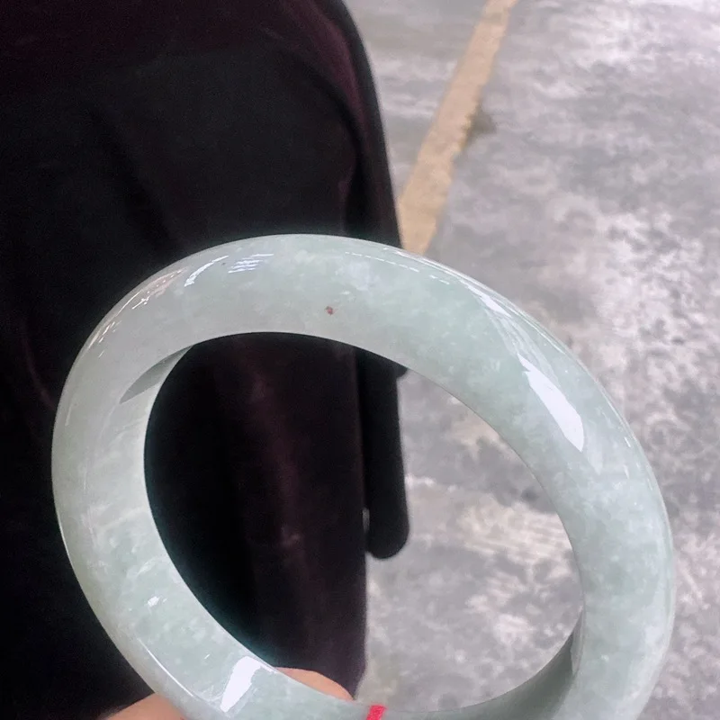 Wholesale Natural a Jewelry Jade Bracelets Ice-like Square Ring Bracelet