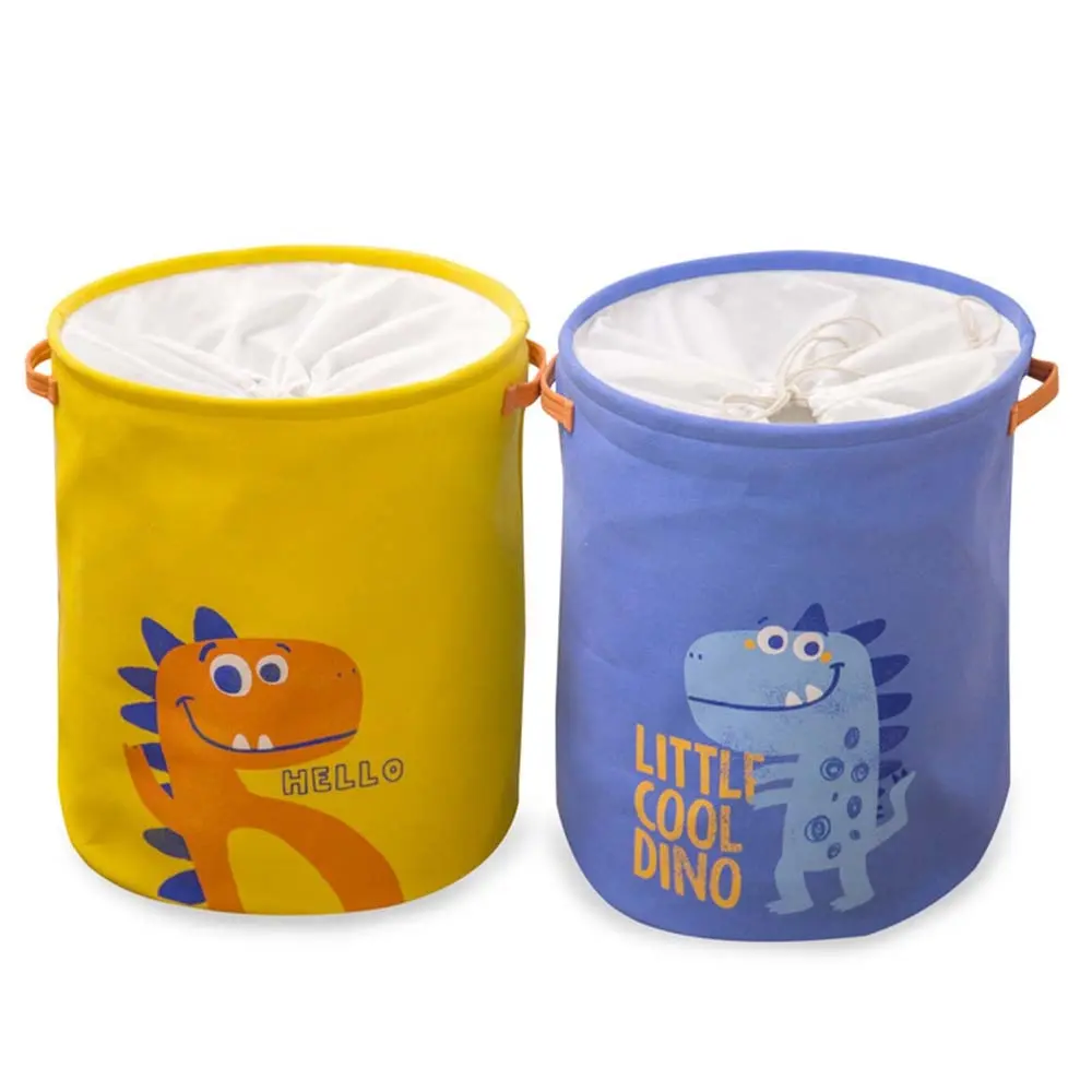 Cute Animal Laundry Basket Foldable Toy Storage Picnic Dirty Clothes Basket Box Cotton Wash Clothes Box Baby Organizer 1pcs