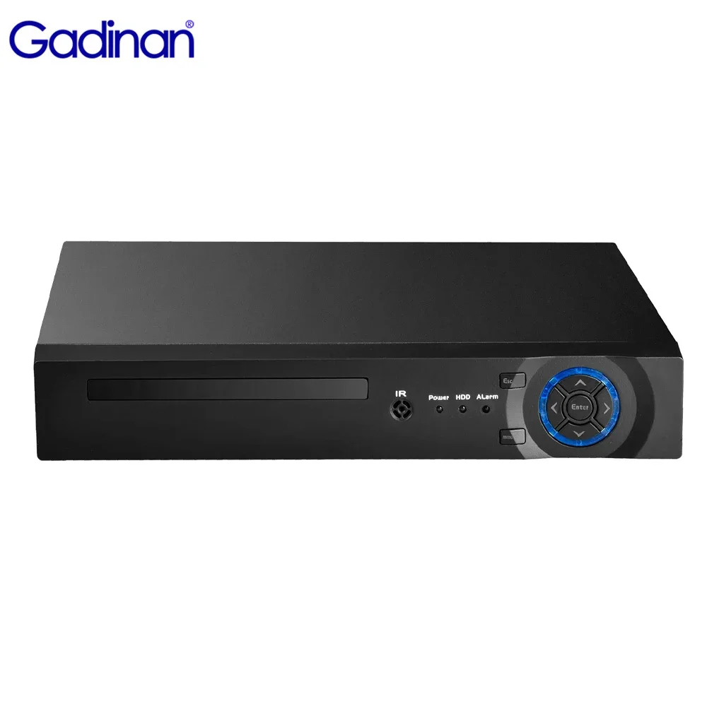 Gadinan 4K 32CH H.265 NVR DVR Face Detection Video Recorder IP Camera Security CCTV urveillance Support 2 HDD 8TB Port