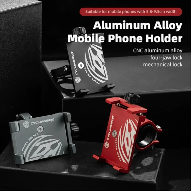 AliExpress NONE Universal Bike Phone Rack Aluminum Alloy Electric Scooter Handlebar Phone Mount Bracket for M365 Cycling Parts