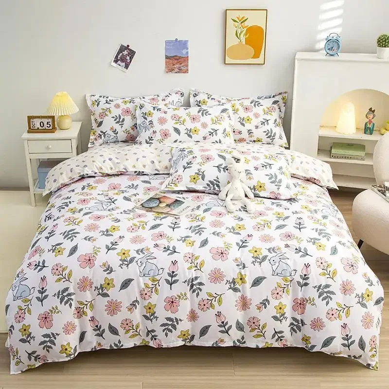 1pcs cute pattern adult and children's duvet cover 200x230 cute cartoon printed down duvet cover AB double-sided duvet cover