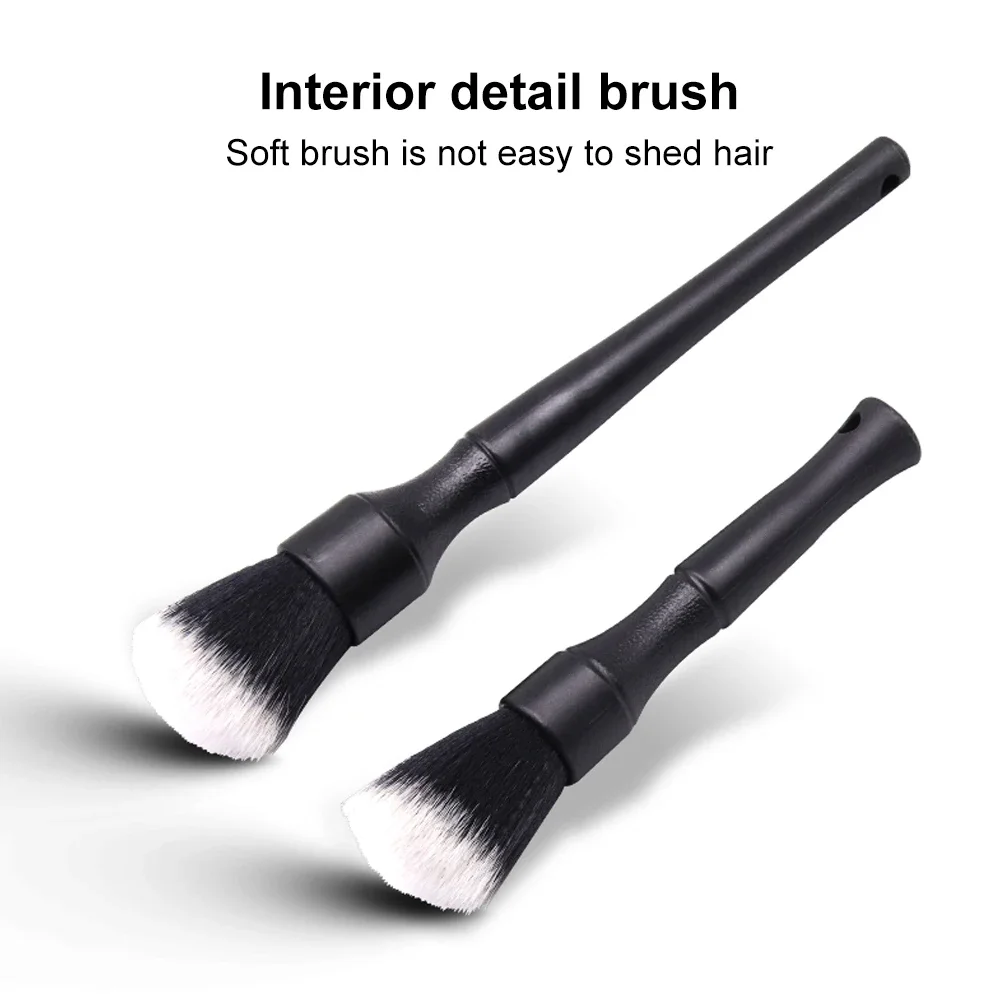 Ultra-Soft Detailing Brush Super Soft Auto Interior Detail Brush With Synthetic Bristles Car Dash Duster Brush