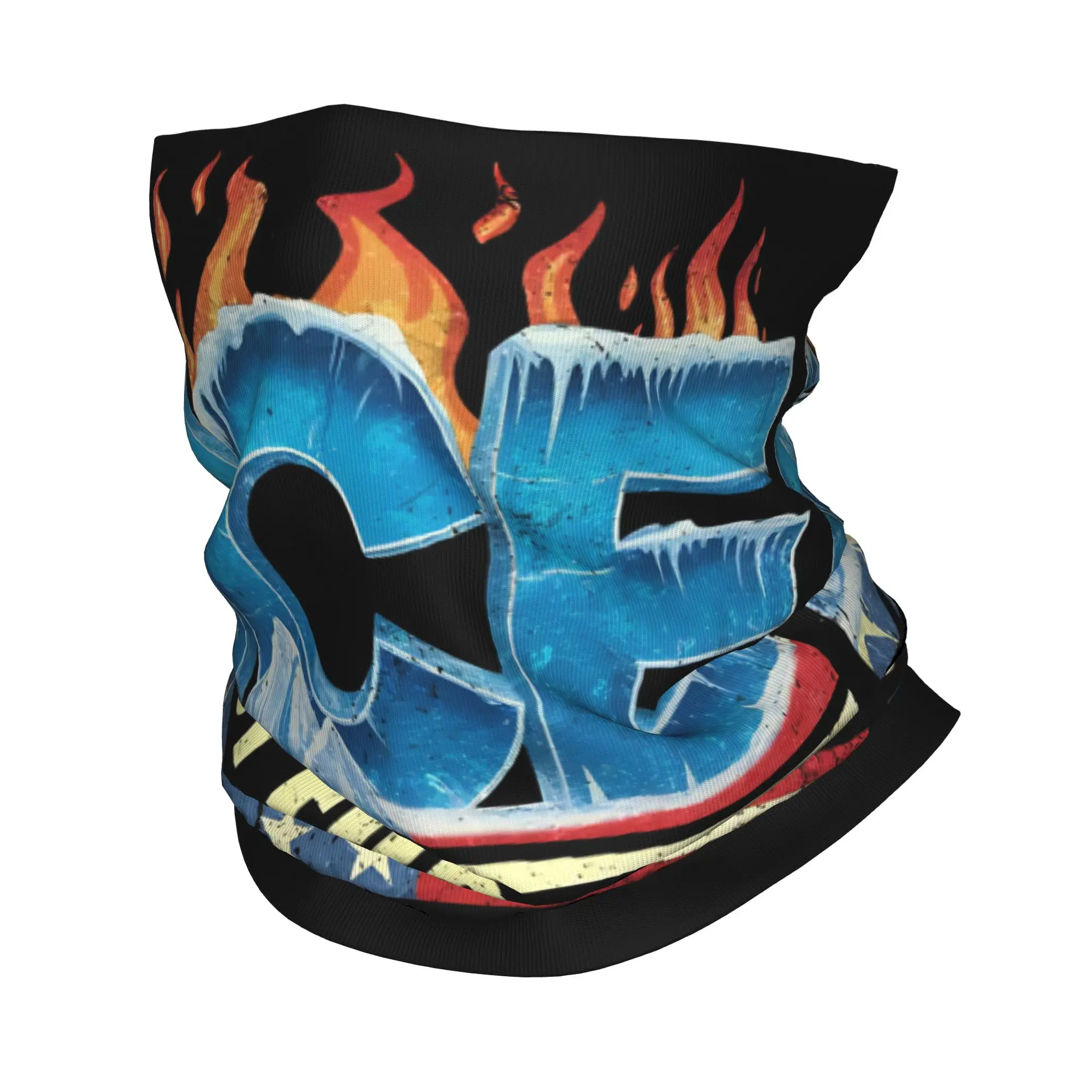 New ice Out  Anti Ice Minneapolis Abolish Ice Bandana Merch Neck Cover Printed  Face Scarf Multifunctional Headwear For Hiking