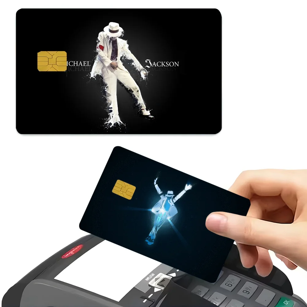 Michael Jackson Anmie Sticker Film Skin Cover For Credit Card Debit Bank Card Front