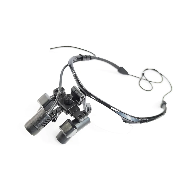Micare FDJ-3.5x Ergo . Loupes With Lights Small 3w Clip-on Flip Head Lamp Neurosurgical Magnifying Glass