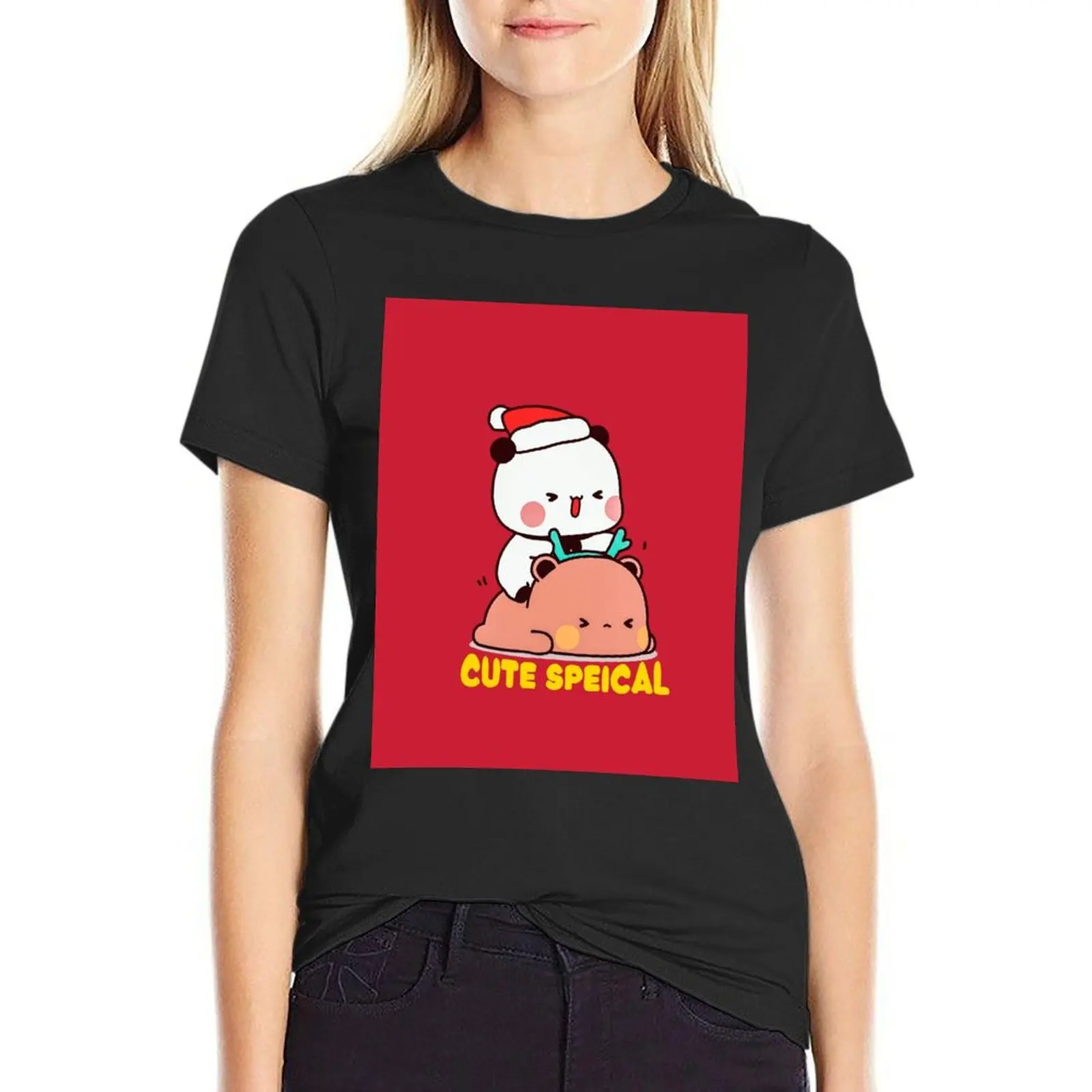 

Bubu Dudu Xmas Cute Speical: Celebrate the Holiday Season with This Adorable and Humorous Design Graphic T-Shirt
