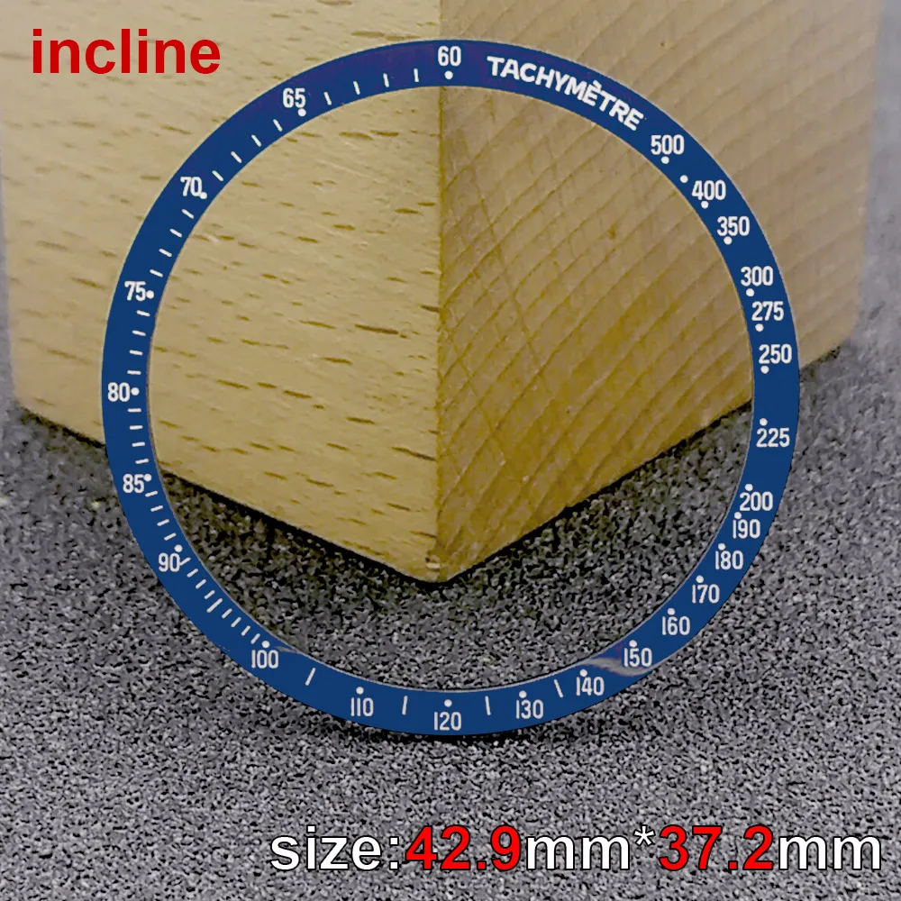 39*31.6mm/42.9*37.2mm High Quality Flat Ceramic Bezel Insert Case Watch Accessories Parts Ceramic Bezel