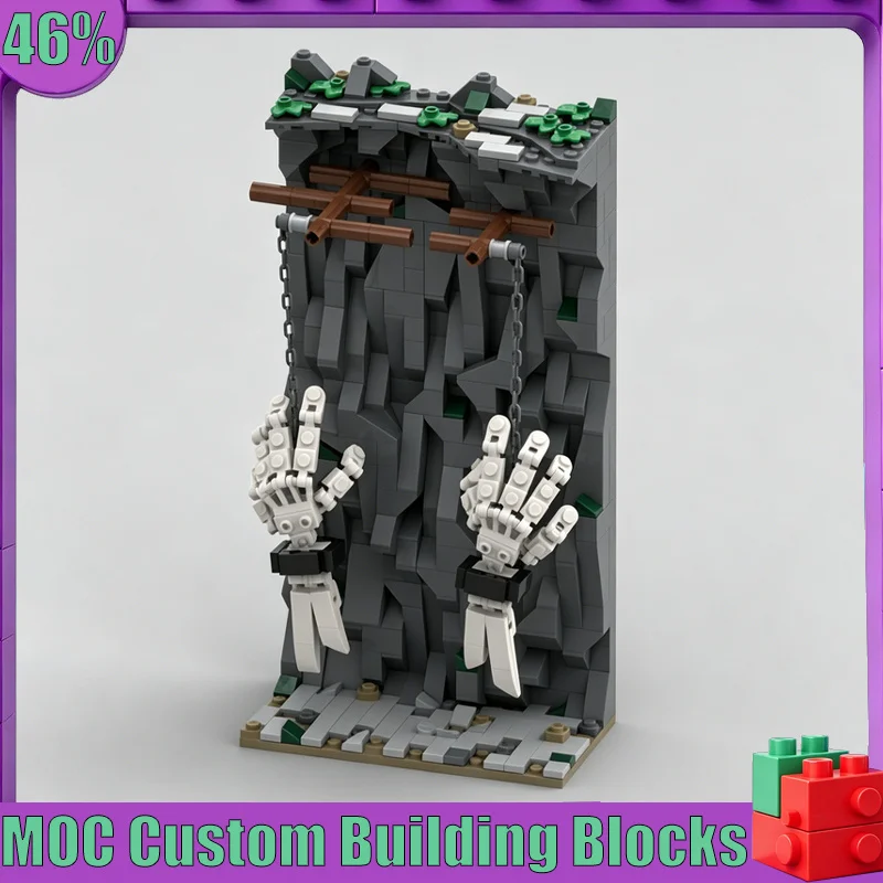 

508Parts Left To Rot Art Installation MOC Model Custom Puzzle Architecture DIY Assembly Educational Toy Gift Collection Blocks