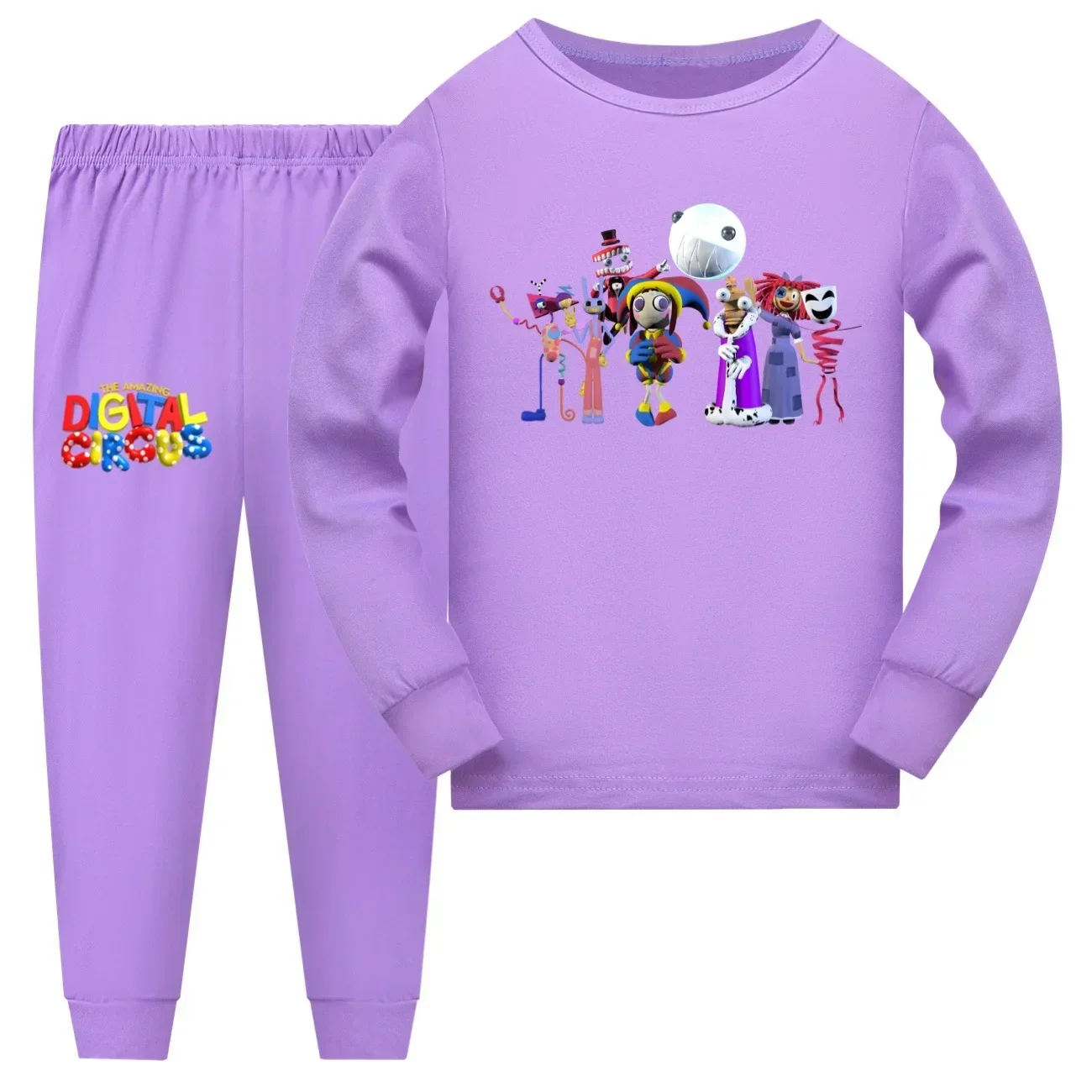 The Amazing Digital Circus Clothes Kids Pomni & Jax Pajama Sets Baby Girl Outfit Set Boys Long Sleeve Pyjamas Children Nightwear