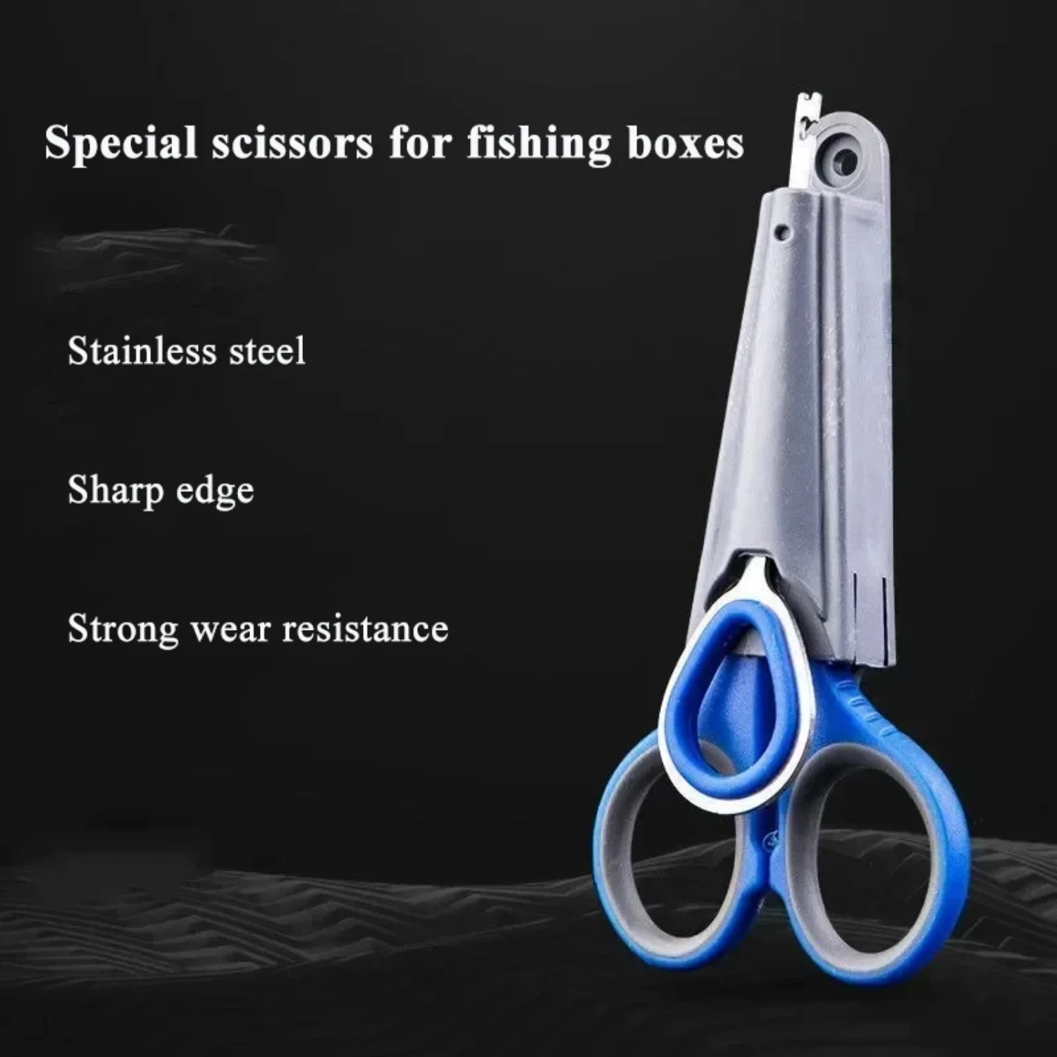 

Gear Accessories 1Pc Fishing Scissors Fishings Box Fish Line Scissor Stainless Steel 3-in-1 Decoupling fishing tools Fly vise