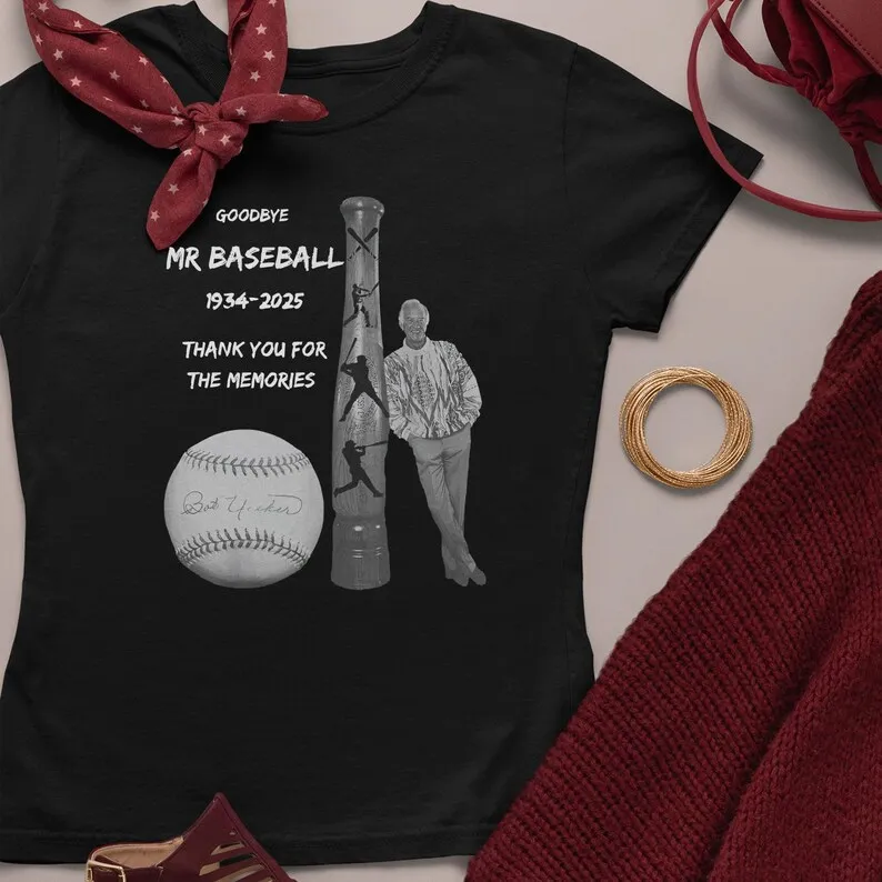 Goodbye Mr. Baseball T-Shirt , Rest in Peace, Bob Uecker RIP Uecker Tribute Design, Thanks for The Memories Tee