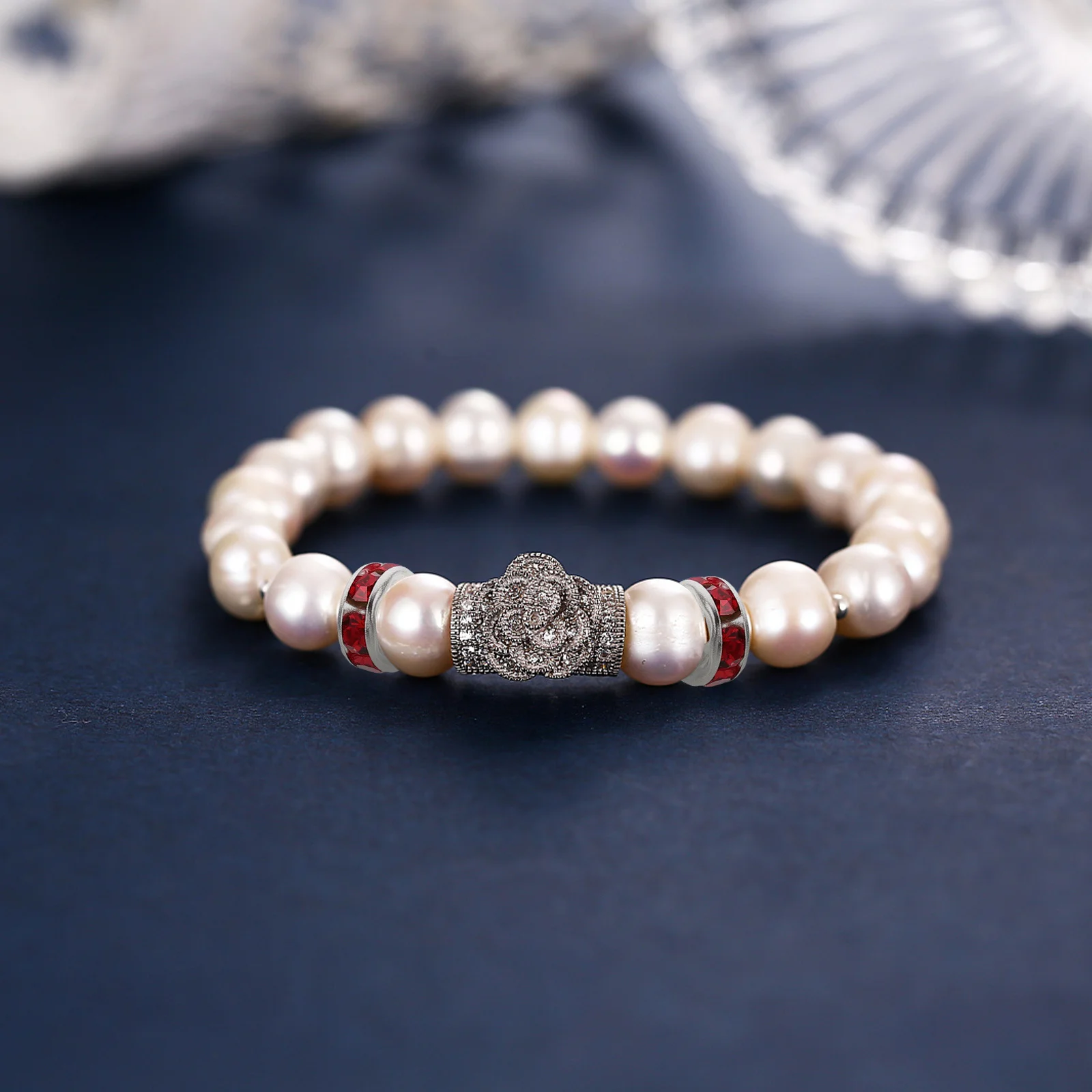 

300Pcs Rondelle Spacer Beads DIY Rhinestone Studded Jewelry Making Beads for Bracelet Necklace Craft Decoration