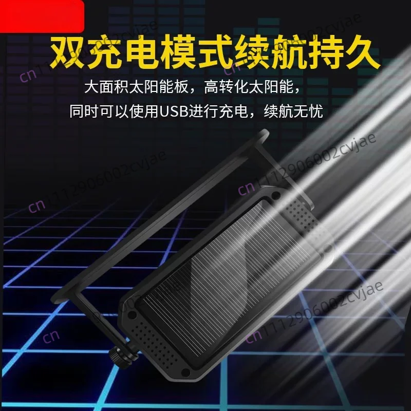 Truck Tire Pressure Monitor 6 Wheels Wireless Built-in RV Bus Pickup Truck Air Pressure Detection Solar Energy