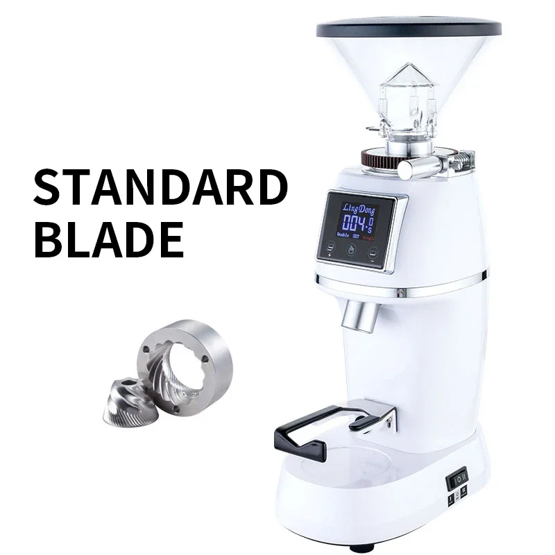 Coffee Grinder 60mm Stainless Steel Conical Grinding Disc Touch Operation Timing Qu  tative    Espresso Coffee Mill