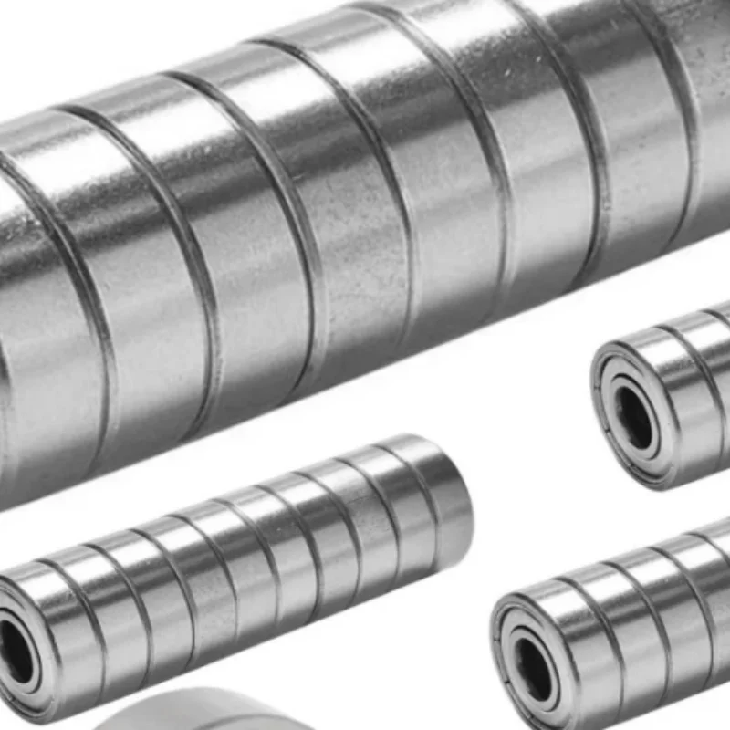 Carbon Steel 608ZZ/RS Deep Groove Ball Bearings ABEC‑7, 8x22x7mm Micro Motor Bearings for Scooter, 20Pcs