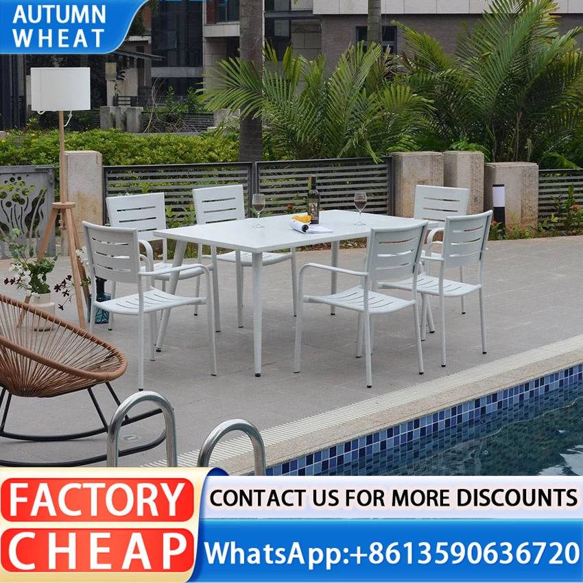 Foshan Outdoor Furniture Teak and Aluminum Garden Sofas & Lounge Chairs Wooden Patio Sets for Hotels for Bedroom Park & Hall