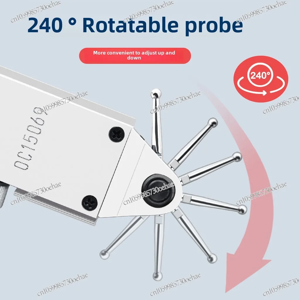 Working Lever Dial Dial Meter 0-0.8 Magnetic Table Base Small Dial Meter