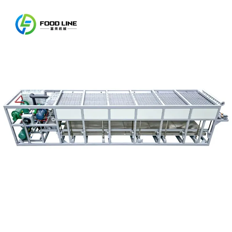 Customized block ice maker ice brick machine 5 ton daily industrial stainless steel for port concrete cooling fishery seafood