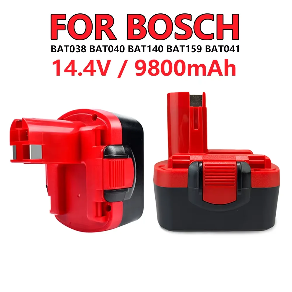 New 14.4V 12800mAh Rechargeable Battery for Bosch BAT038 BAT040 BAT140 BAT159 BAT041 3660K, 14.4V Battery 12800mAh + Free Shippi