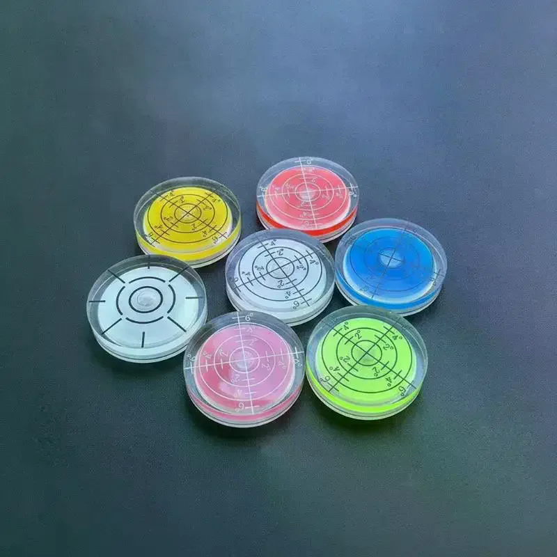 32mm Spirit-Bubble Degree Mark Mini Bubble Level Accuracy Round Measuring Meter Professional Measuring Tools