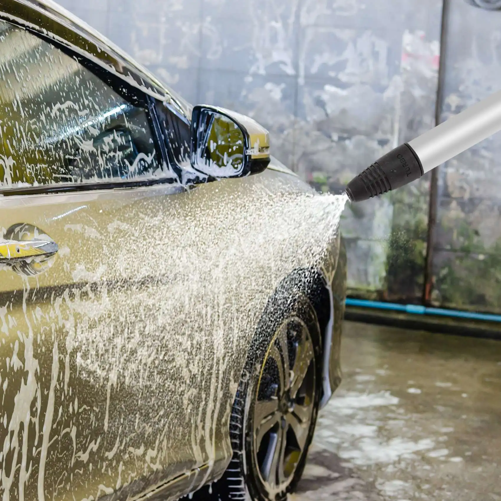 A7THK-High Pressure Washer Car Wash Water-Gun Rotating Turbo Nozzle Spray For Karcher Lavor Comet Vax