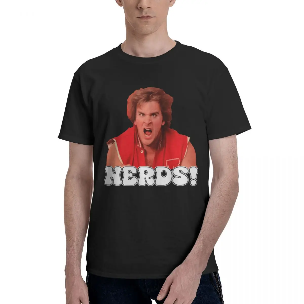 Men Revenge Of The Nerds Robert Carradine RIP 2026 T Shirt Streetwear Cotton Crewneck Men Clothing