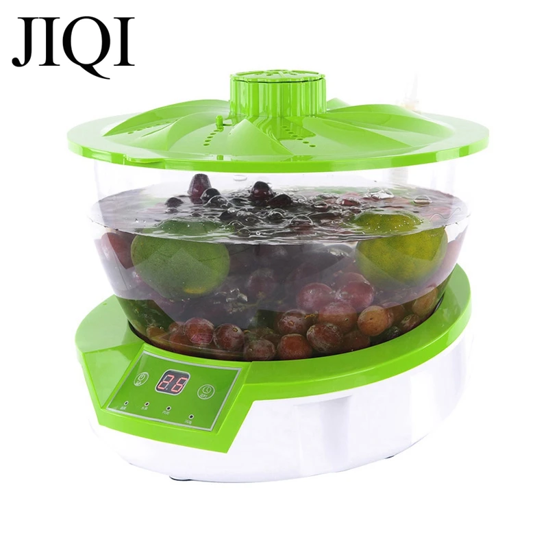JIQI 오존 발생기, 오존 발생기, 과일 야채 세척기, 정수기, 식품 소독, 해독 220V, 6.5L