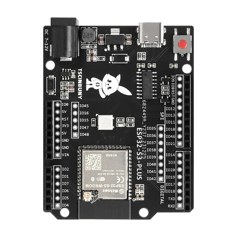 Tscinbuny esp32 s3 plus placa de desenvolvimento para arduino ide/micropython programável robô inteligente kit componente acessórios peças