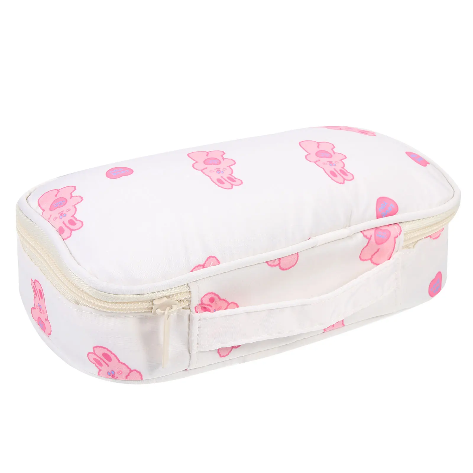 Portable Multi-Function Pencil Bag Large Capacity Lightweight Polyester Zipper Pen Pouch Pen Supply Organizer Pencil Pouch