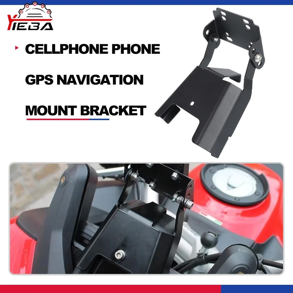 

For Ducati Multistrada 1200 950 1260 V2 2015-2025 2024 2023 Cellphone Phone GPS Navigation Mount Bracket Motorcycles Accessories
