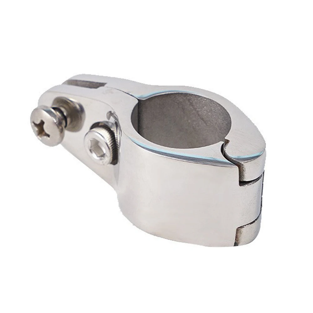 Pipe clamps 316 Stainless Steel for Boat Bimini Top Hinged 20mm 22mm 25mm 30mm 32mm Jaw Slide Marine with pin screw option