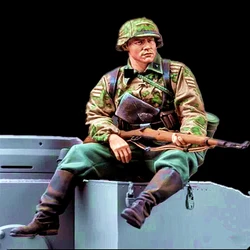1/16 Resin Figure unpainted model Kit, military theme, German soldier, unassembled and unpainted GK,