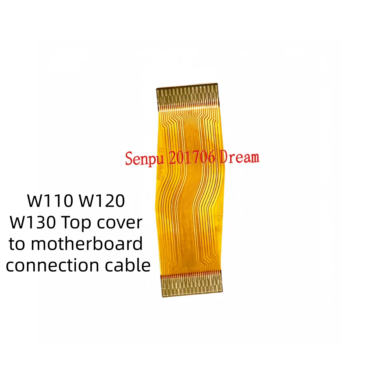 For Sony DSC-W110 W120 W130 Camera Power Switch Flex Cable Top Cover To Mainboard Connect Ribbon Repair Spare Parts