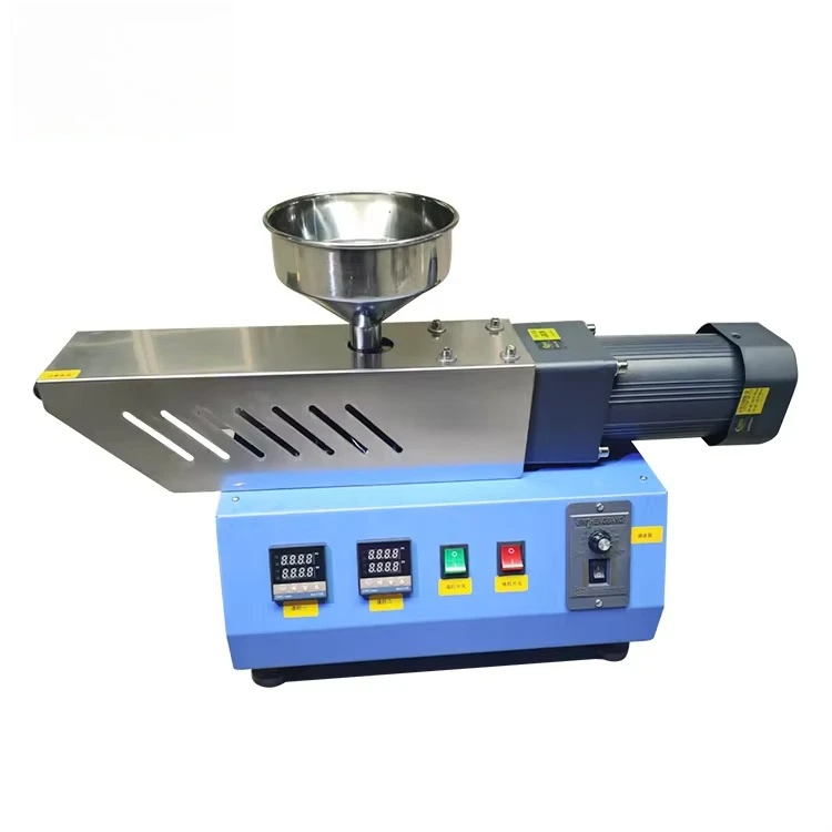 

Hot Selling Single Screw Mini Extruder for Plastic Laboratory Desktop SJ20 Mini Plastic Extruder