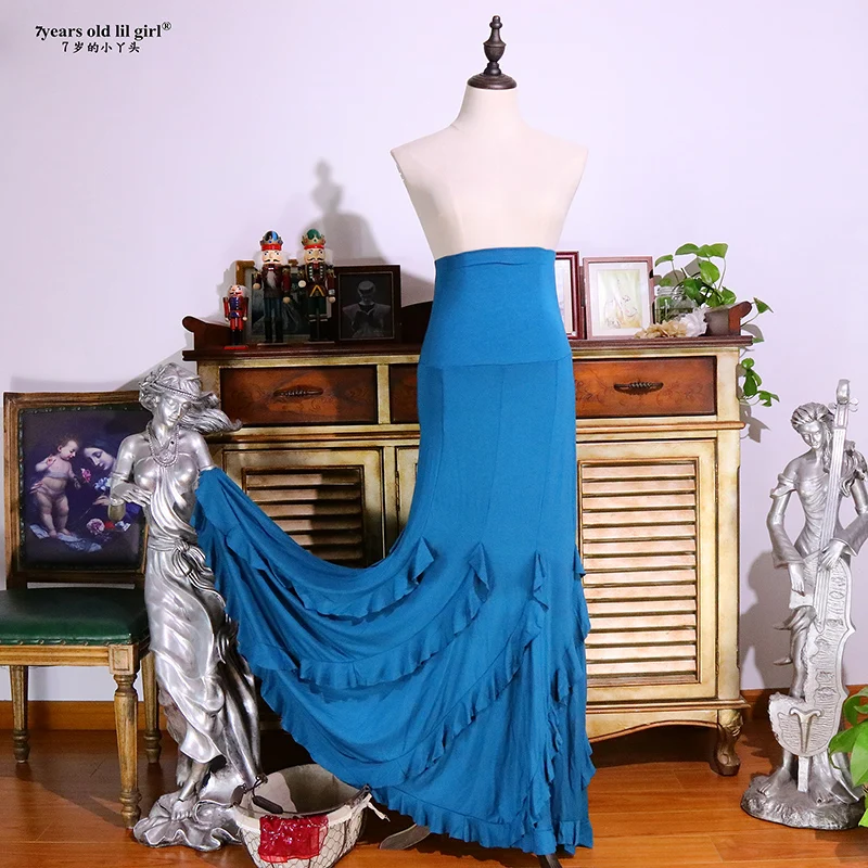 La robe à volants flamenco est une marque de vêtements de danse populaire DTT21